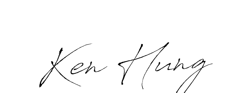 if you are searching for the best signature style for your name Ken Hung. so please give up your signature search. here we have designed multiple signature styles  using Antro_Vectra. Ken Hung signature style 6 images and pictures png