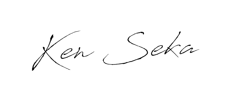 Similarly Antro_Vectra is the best handwritten signature design. Signature creator online .You can use it as an online autograph creator for name Ken Seka. Ken Seka signature style 6 images and pictures png