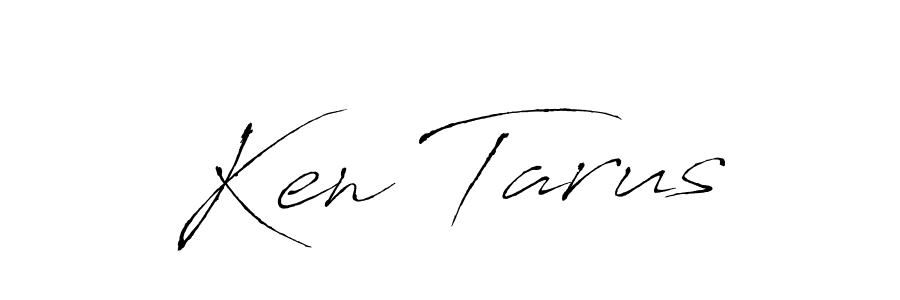 Make a beautiful signature design for name Ken Tarus. With this signature (Antro_Vectra) style, you can create a handwritten signature for free. Ken Tarus signature style 6 images and pictures png