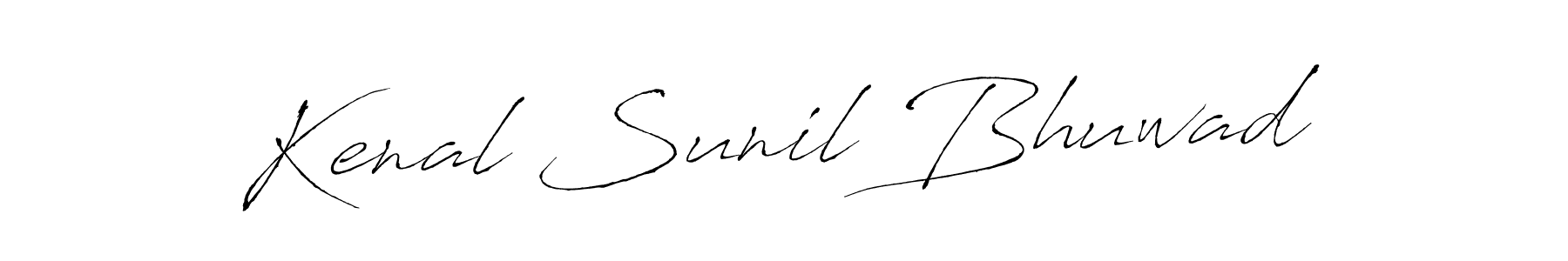 Use a signature maker to create a handwritten signature online. With this signature software, you can design (Antro_Vectra) your own signature for name Kenal Sunil Bhuwad. Kenal Sunil Bhuwad signature style 6 images and pictures png