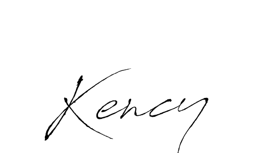 How to make Kency name signature. Use Antro_Vectra style for creating short signs online. This is the latest handwritten sign. Kency signature style 6 images and pictures png