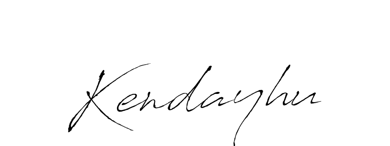 Antro_Vectra is a professional signature style that is perfect for those who want to add a touch of class to their signature. It is also a great choice for those who want to make their signature more unique. Get Kendayhu name to fancy signature for free. Kendayhu signature style 6 images and pictures png