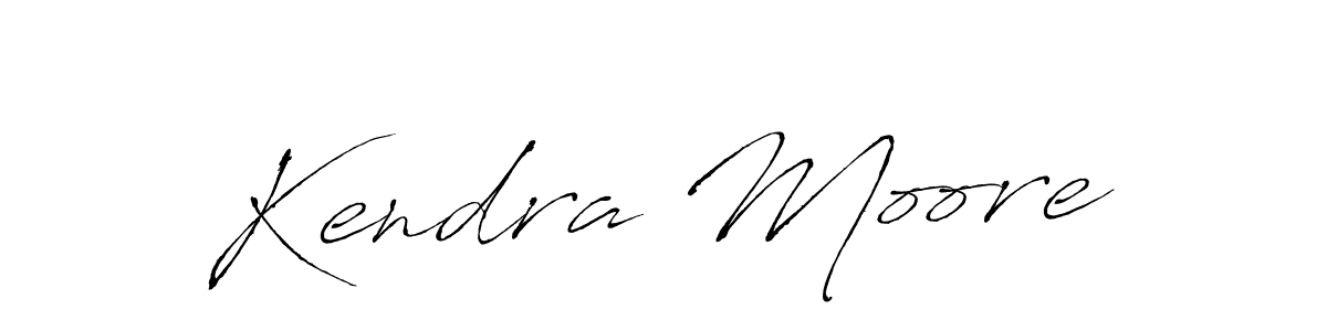 Design your own signature with our free online signature maker. With this signature software, you can create a handwritten (Antro_Vectra) signature for name Kendra Moore. Kendra Moore signature style 6 images and pictures png