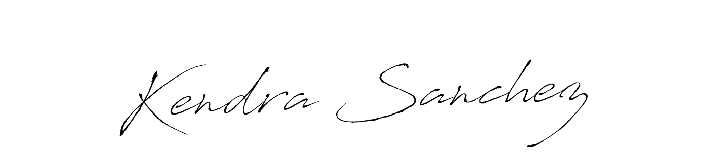 Create a beautiful signature design for name Kendra Sanchez. With this signature (Antro_Vectra) fonts, you can make a handwritten signature for free. Kendra Sanchez signature style 6 images and pictures png