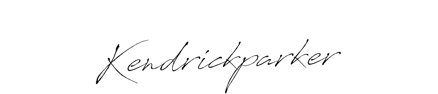 Make a beautiful signature design for name Kendrickparker. With this signature (Antro_Vectra) style, you can create a handwritten signature for free. Kendrickparker signature style 6 images and pictures png