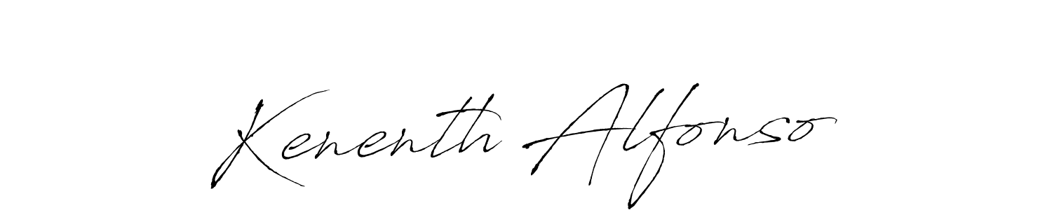 Use a signature maker to create a handwritten signature online. With this signature software, you can design (Antro_Vectra) your own signature for name Kenenth Alfonso. Kenenth Alfonso signature style 6 images and pictures png