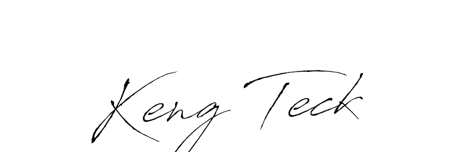 Use a signature maker to create a handwritten signature online. With this signature software, you can design (Antro_Vectra) your own signature for name Keng Teck. Keng Teck signature style 6 images and pictures png