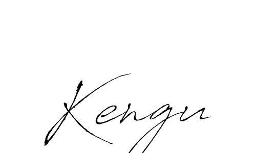 Design your own signature with our free online signature maker. With this signature software, you can create a handwritten (Antro_Vectra) signature for name Kengu. Kengu signature style 6 images and pictures png