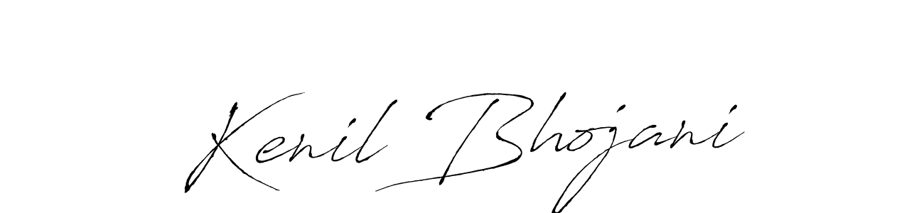 Also we have Kenil Bhojani name is the best signature style. Create professional handwritten signature collection using Antro_Vectra autograph style. Kenil Bhojani signature style 6 images and pictures png