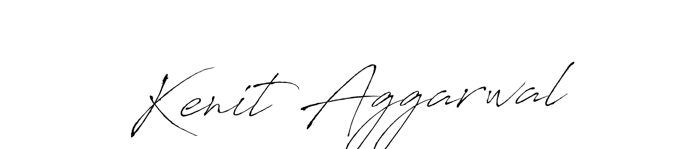 How to make Kenit Aggarwal signature? Antro_Vectra is a professional autograph style. Create handwritten signature for Kenit Aggarwal name. Kenit Aggarwal signature style 6 images and pictures png