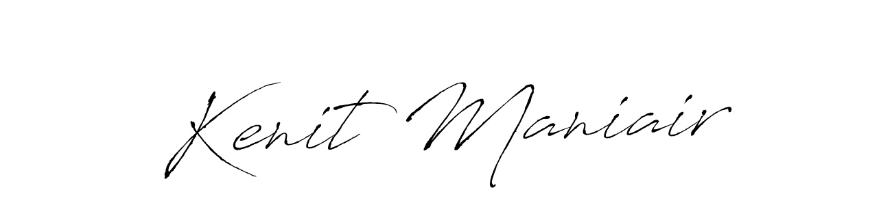 if you are searching for the best signature style for your name Kenit Maniair. so please give up your signature search. here we have designed multiple signature styles  using Antro_Vectra. Kenit Maniair signature style 6 images and pictures png