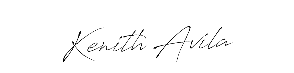 This is the best signature style for the Kenith Avila name. Also you like these signature font (Antro_Vectra). Mix name signature. Kenith Avila signature style 6 images and pictures png