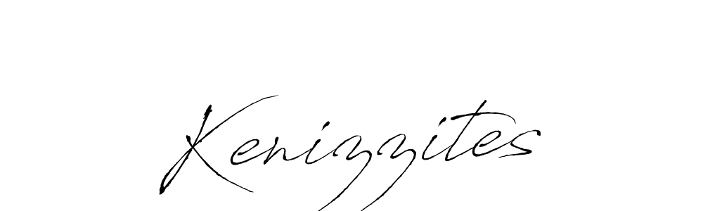 How to make Kenizzites signature? Antro_Vectra is a professional autograph style. Create handwritten signature for Kenizzites name. Kenizzites signature style 6 images and pictures png