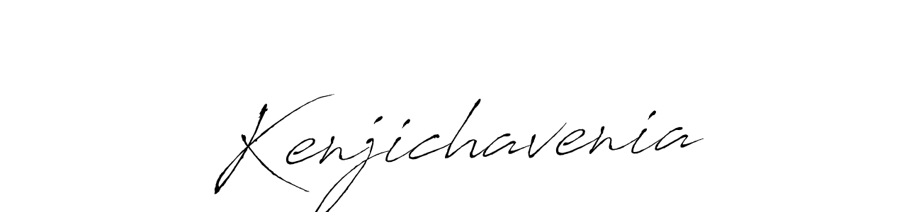 You should practise on your own different ways (Antro_Vectra) to write your name (Kenjichavenia) in signature. don't let someone else do it for you. Kenjichavenia signature style 6 images and pictures png