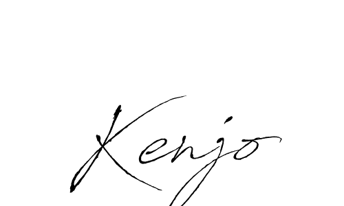 Also we have Kenjo name is the best signature style. Create professional handwritten signature collection using Antro_Vectra autograph style. Kenjo signature style 6 images and pictures png