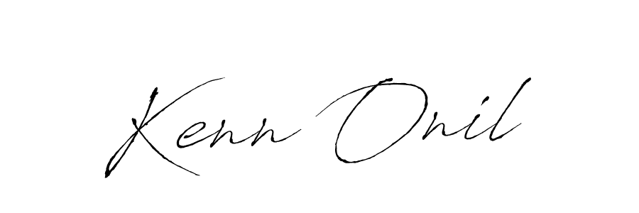 This is the best signature style for the Kenn Onil name. Also you like these signature font (Antro_Vectra). Mix name signature. Kenn Onil signature style 6 images and pictures png