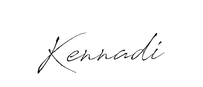 You should practise on your own different ways (Antro_Vectra) to write your name (Kennadi) in signature. don't let someone else do it for you. Kennadi signature style 6 images and pictures png