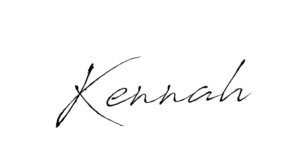 You should practise on your own different ways (Antro_Vectra) to write your name (Kennah) in signature. don't let someone else do it for you. Kennah signature style 6 images and pictures png
