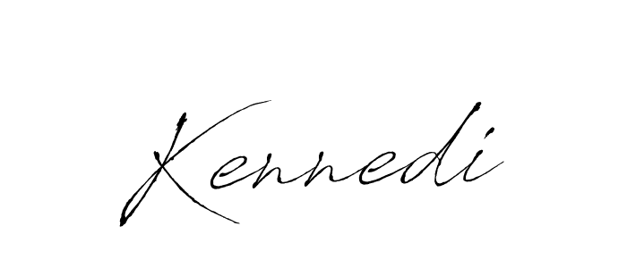 How to make Kennedi signature? Antro_Vectra is a professional autograph style. Create handwritten signature for Kennedi name. Kennedi signature style 6 images and pictures png