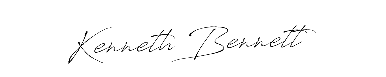 You should practise on your own different ways (Antro_Vectra) to write your name (Kenneth Bennett) in signature. don't let someone else do it for you. Kenneth Bennett signature style 6 images and pictures png