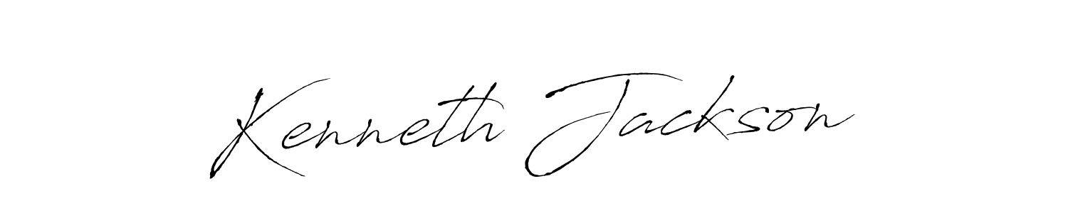 Design your own signature with our free online signature maker. With this signature software, you can create a handwritten (Antro_Vectra) signature for name Kenneth Jackson. Kenneth Jackson signature style 6 images and pictures png