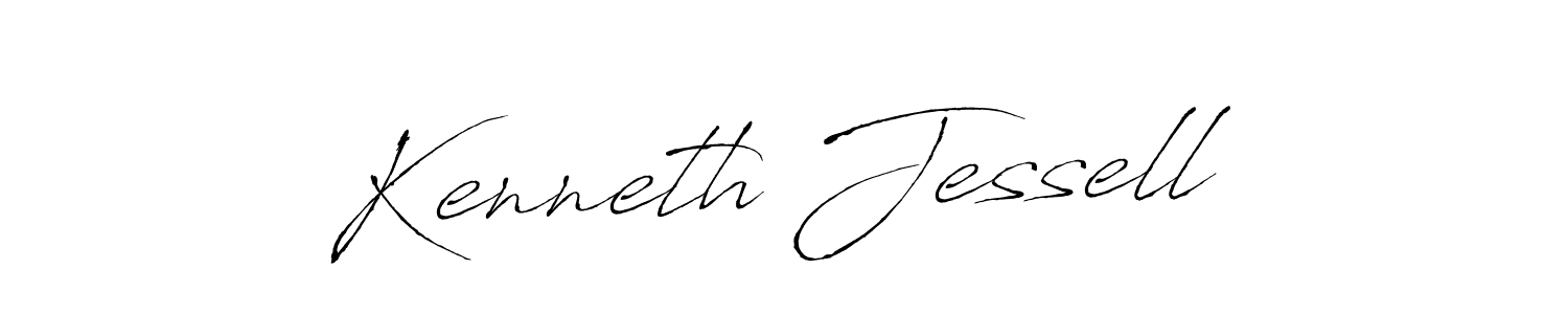 Make a beautiful signature design for name Kenneth Jessell. With this signature (Antro_Vectra) style, you can create a handwritten signature for free. Kenneth Jessell signature style 6 images and pictures png