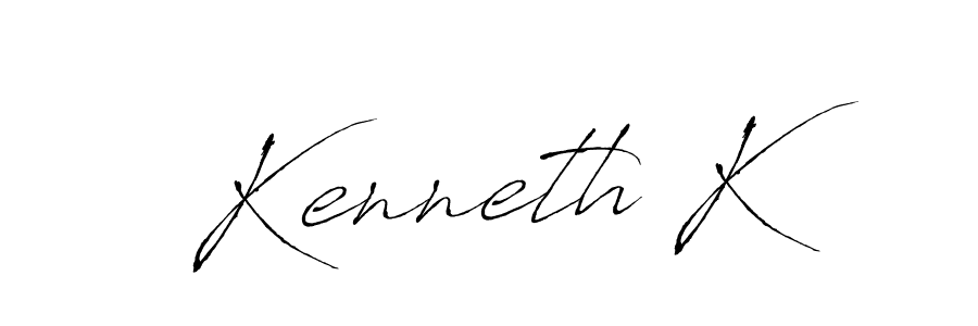 Best and Professional Signature Style for Kenneth K. Antro_Vectra Best Signature Style Collection. Kenneth K signature style 6 images and pictures png