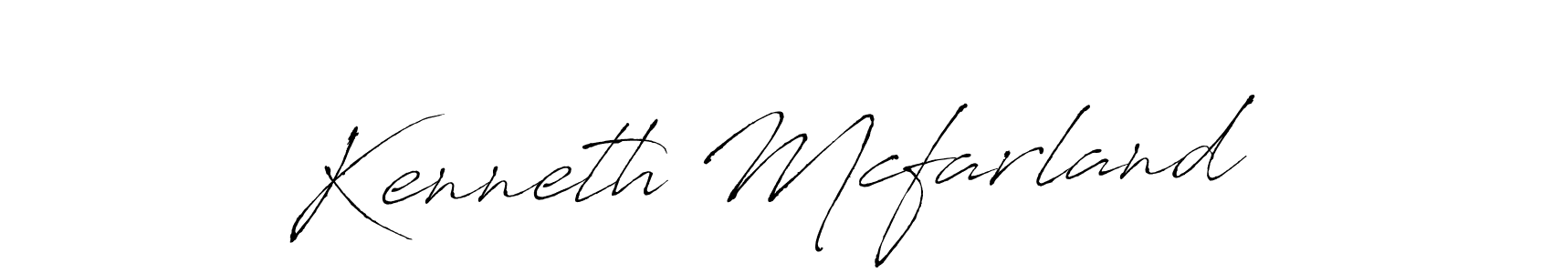 Create a beautiful signature design for name Kenneth Mcfarland. With this signature (Antro_Vectra) fonts, you can make a handwritten signature for free. Kenneth Mcfarland signature style 6 images and pictures png