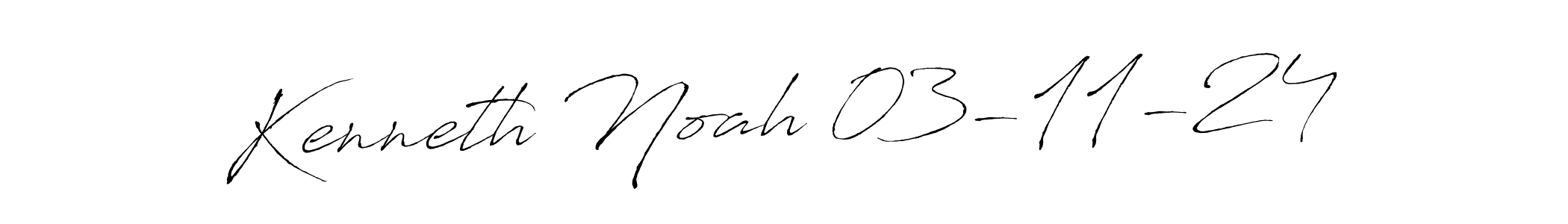 Also You can easily find your signature by using the search form. We will create Kenneth Noah 03-11-24 name handwritten signature images for you free of cost using Antro_Vectra sign style. Kenneth Noah 03-11-24 signature style 6 images and pictures png