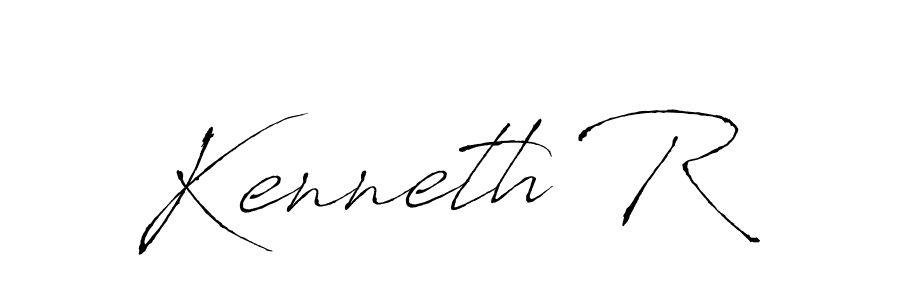 This is the best signature style for the Kenneth R name. Also you like these signature font (Antro_Vectra). Mix name signature. Kenneth R signature style 6 images and pictures png