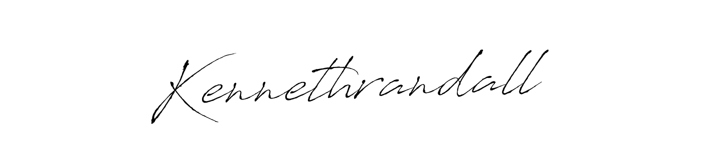 Design your own signature with our free online signature maker. With this signature software, you can create a handwritten (Antro_Vectra) signature for name Kennethrandall. Kennethrandall signature style 6 images and pictures png