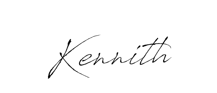 How to make Kennith signature? Antro_Vectra is a professional autograph style. Create handwritten signature for Kennith name. Kennith signature style 6 images and pictures png