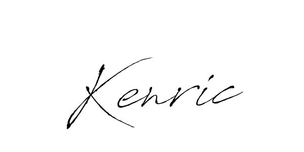 Create a beautiful signature design for name Kenric. With this signature (Antro_Vectra) fonts, you can make a handwritten signature for free. Kenric signature style 6 images and pictures png