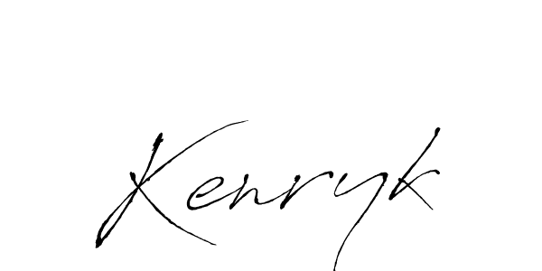 How to Draw Kenryk signature style? Antro_Vectra is a latest design signature styles for name Kenryk. Kenryk signature style 6 images and pictures png