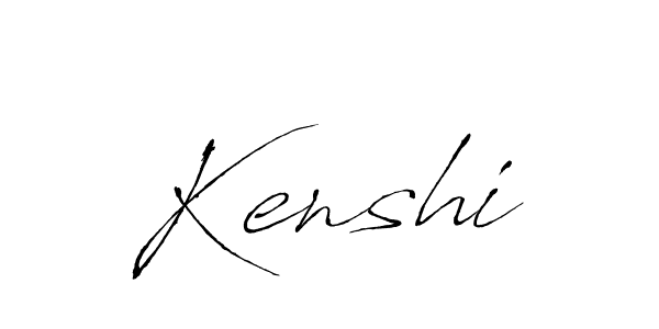 Design your own signature with our free online signature maker. With this signature software, you can create a handwritten (Antro_Vectra) signature for name Kenshi. Kenshi signature style 6 images and pictures png
