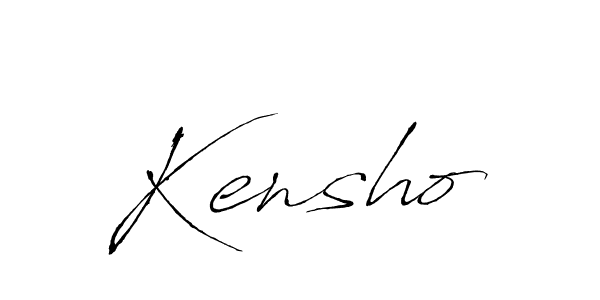 Make a beautiful signature design for name Kensho. With this signature (Antro_Vectra) style, you can create a handwritten signature for free. Kensho signature style 6 images and pictures png