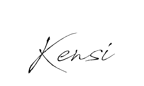 You should practise on your own different ways (Antro_Vectra) to write your name (Kensi) in signature. don't let someone else do it for you. Kensi signature style 6 images and pictures png