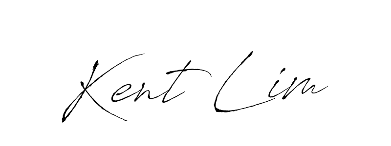 You should practise on your own different ways (Antro_Vectra) to write your name (Kent Lim) in signature. don't let someone else do it for you. Kent Lim signature style 6 images and pictures png