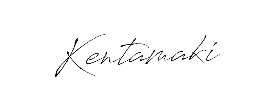 You should practise on your own different ways (Antro_Vectra) to write your name (Kentamaki) in signature. don't let someone else do it for you. Kentamaki signature style 6 images and pictures png