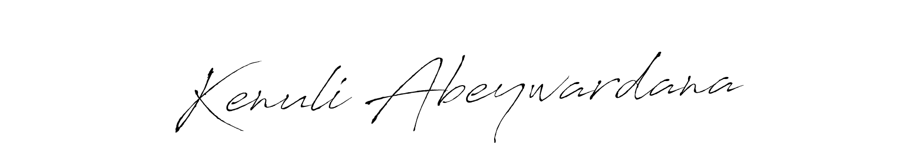 Make a short Kenuli Abeywardana signature style. Manage your documents anywhere anytime using Antro_Vectra. Create and add eSignatures, submit forms, share and send files easily. Kenuli Abeywardana signature style 6 images and pictures png