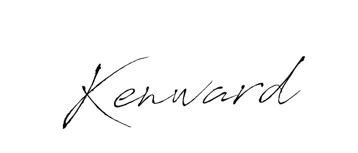 Use a signature maker to create a handwritten signature online. With this signature software, you can design (Antro_Vectra) your own signature for name Kenward. Kenward signature style 6 images and pictures png