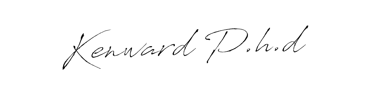 Use a signature maker to create a handwritten signature online. With this signature software, you can design (Antro_Vectra) your own signature for name Kenward P.h.d. Kenward P.h.d signature style 6 images and pictures png