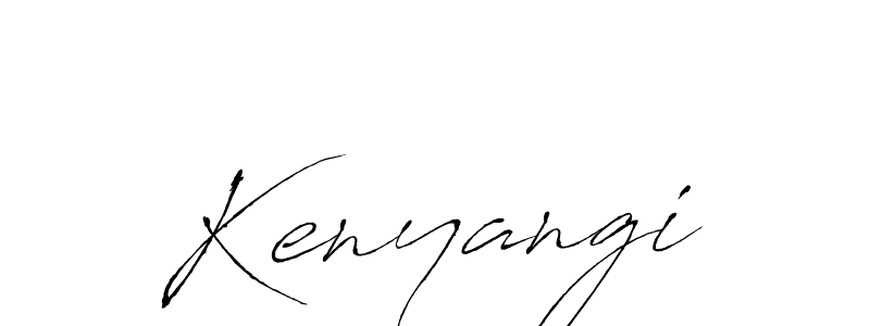 The best way (Antro_Vectra) to make a short signature is to pick only two or three words in your name. The name Kenyangi include a total of six letters. For converting this name. Kenyangi signature style 6 images and pictures png