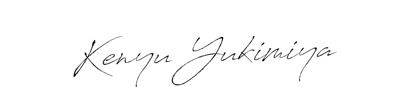 Kenyu Yukimiya stylish signature style. Best Handwritten Sign (Antro_Vectra) for my name. Handwritten Signature Collection Ideas for my name Kenyu Yukimiya. Kenyu Yukimiya signature style 6 images and pictures png