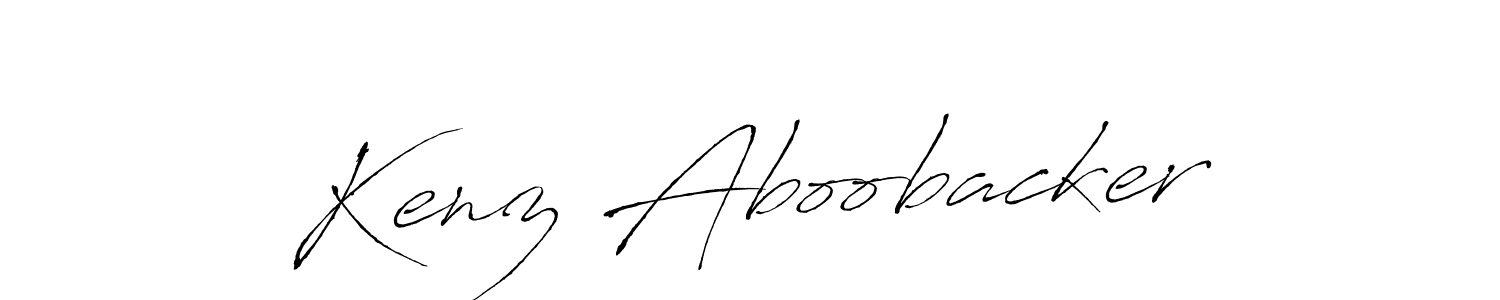 Make a beautiful signature design for name Kenz Aboobacker. Use this online signature maker to create a handwritten signature for free. Kenz Aboobacker signature style 6 images and pictures png