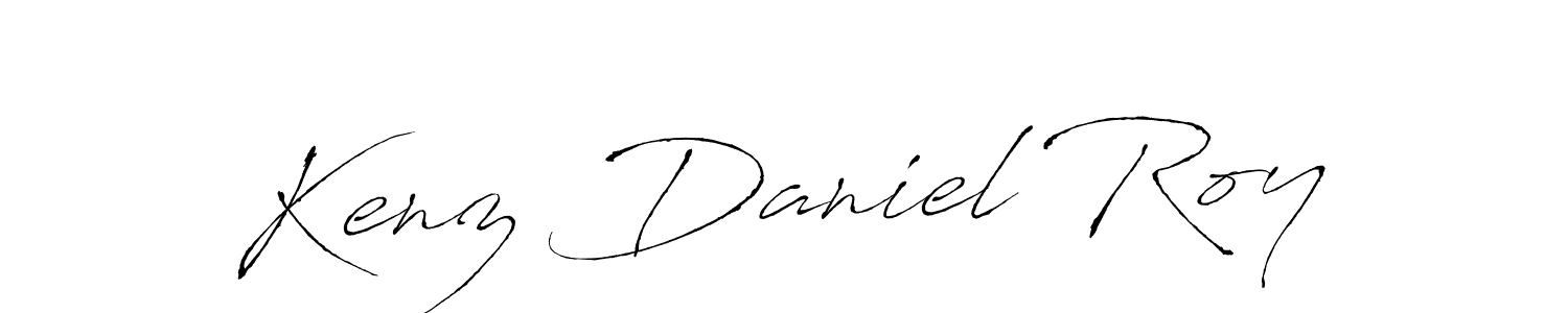 Also You can easily find your signature by using the search form. We will create Kenz Daniel Roy name handwritten signature images for you free of cost using Antro_Vectra sign style. Kenz Daniel Roy signature style 6 images and pictures png