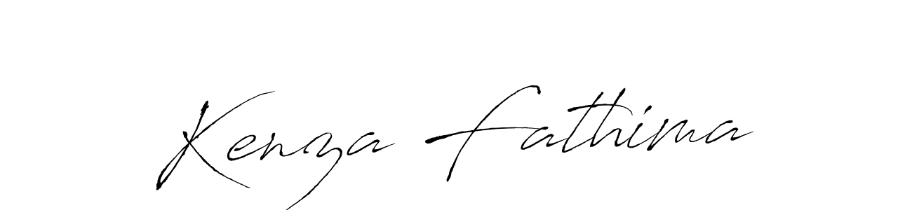 Make a beautiful signature design for name Kenza Fathima. With this signature (Antro_Vectra) style, you can create a handwritten signature for free. Kenza Fathima signature style 6 images and pictures png