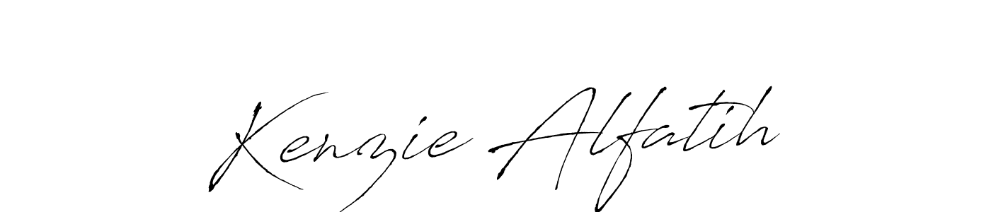 Once you've used our free online signature maker to create your best signature Antro_Vectra style, it's time to enjoy all of the benefits that Kenzie Alfatih name signing documents. Kenzie Alfatih signature style 6 images and pictures png