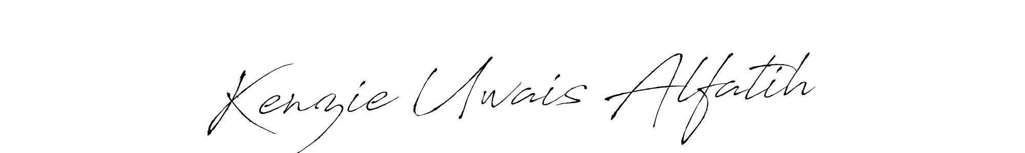 Create a beautiful signature design for name Kenzie Uwais Alfatih. With this signature (Antro_Vectra) fonts, you can make a handwritten signature for free. Kenzie Uwais Alfatih signature style 6 images and pictures png