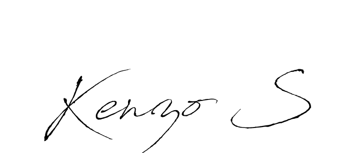 if you are searching for the best signature style for your name Kenzo S. so please give up your signature search. here we have designed multiple signature styles  using Antro_Vectra. Kenzo S signature style 6 images and pictures png